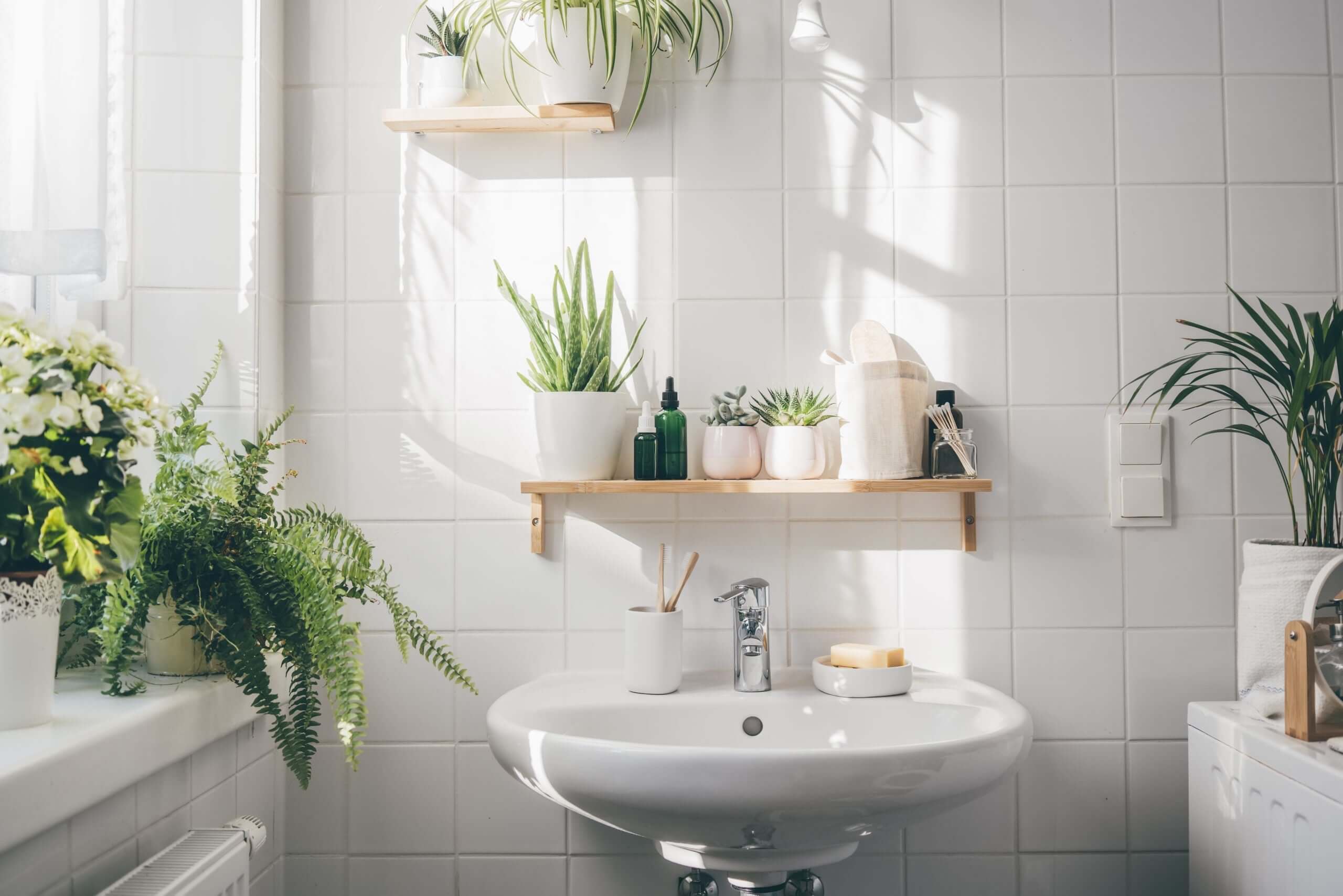 Transform Your Bathroom with Stunning Window Sill Decor