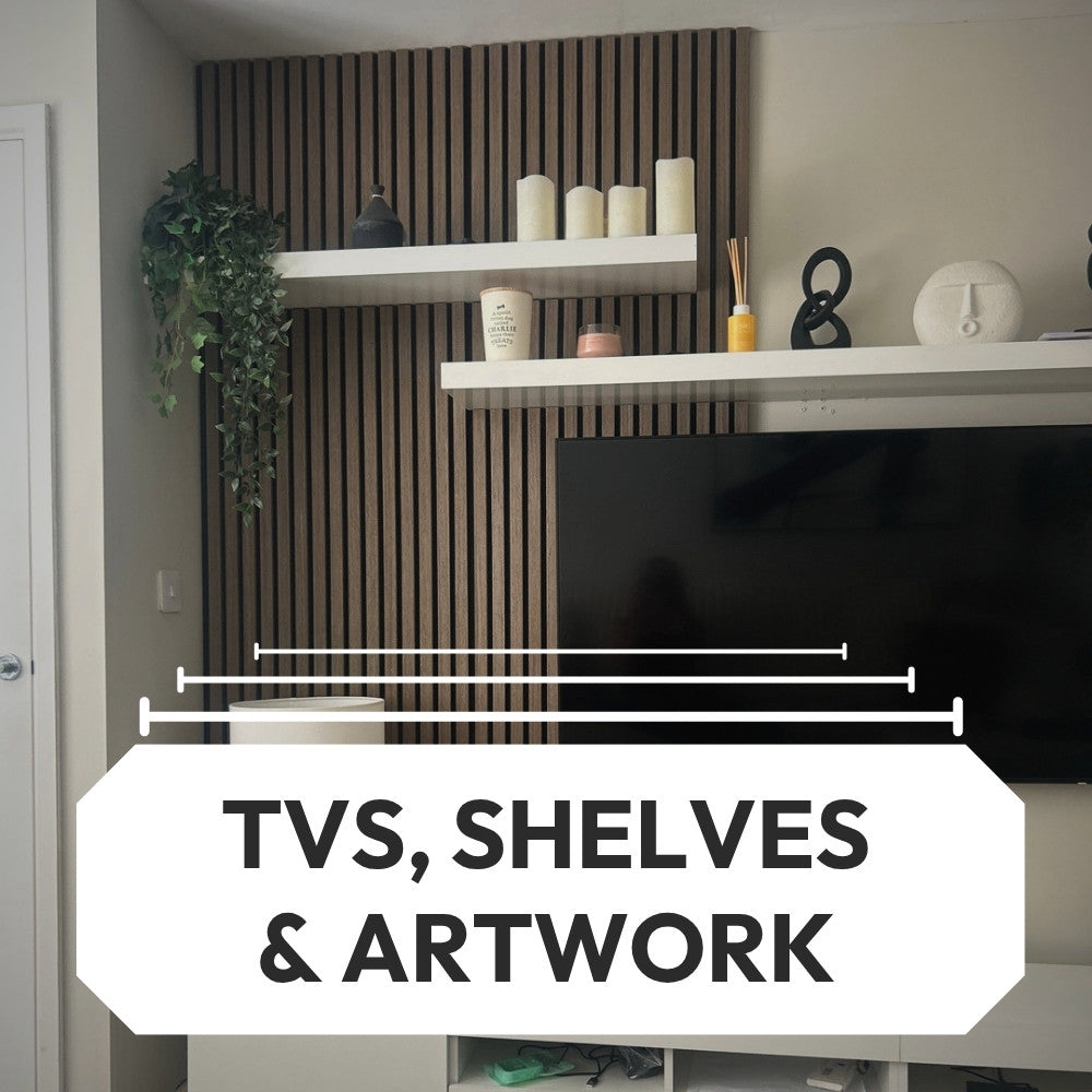 Can You Mount a TV, Shelves or Artwork Over Acoustic Wall Panels?