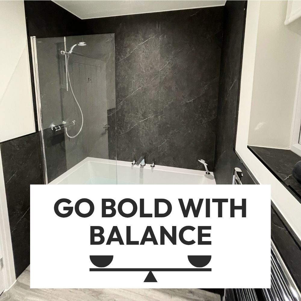 How to Use Bold Shower Panels Without Overwhelming the Bathroom
