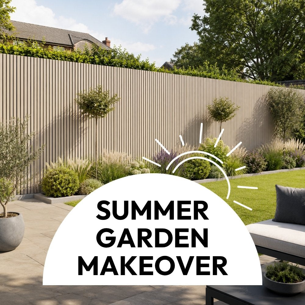 Summer Garden Makeover Ideas Using Cladding and Decking