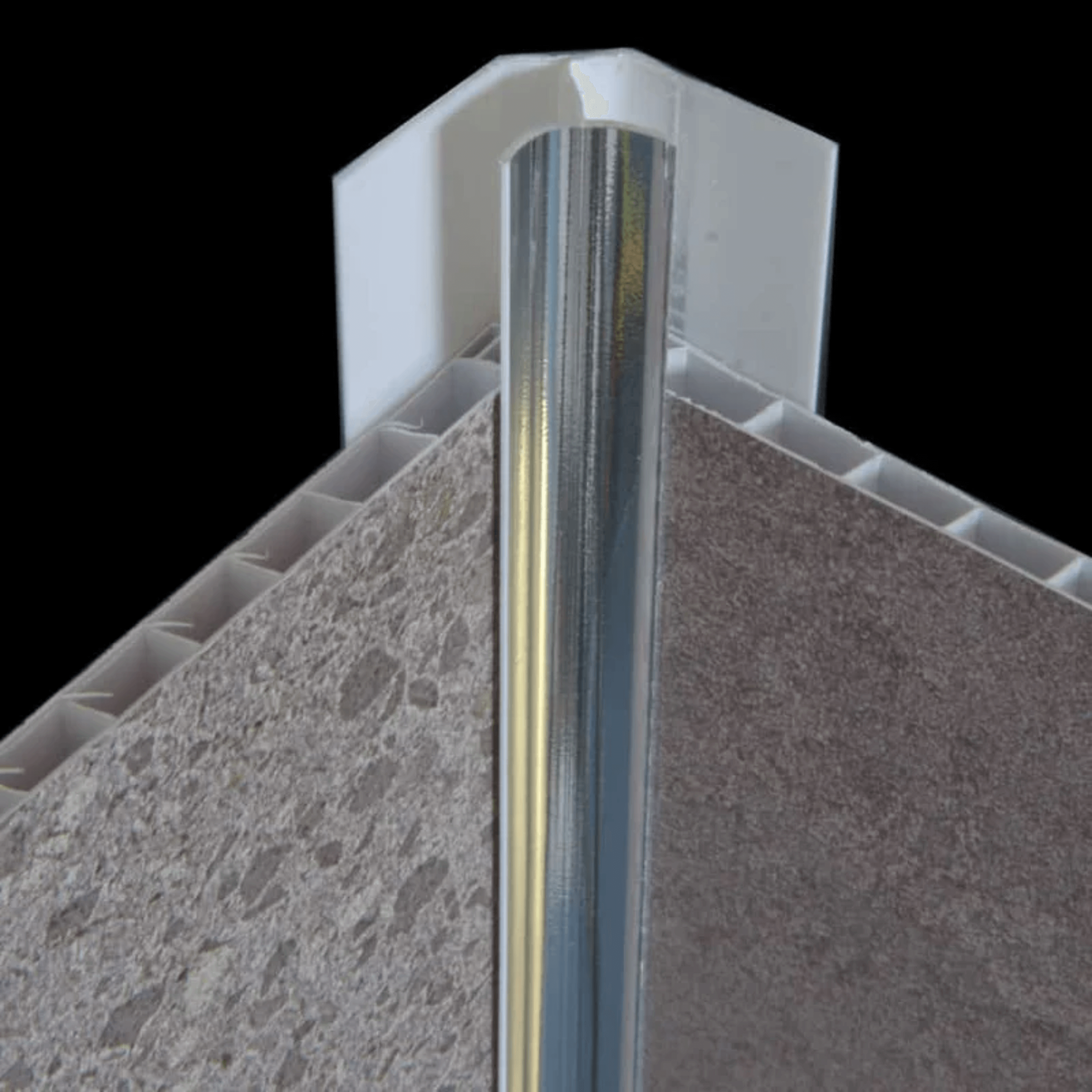 Chrome 8mm Wall Panel Trims
