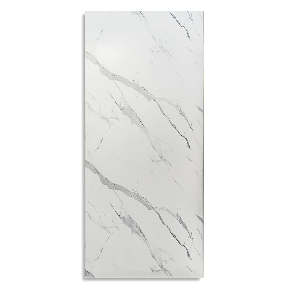 10mm Carrara Marble Matt Shower Panel 1M x 2.4M
