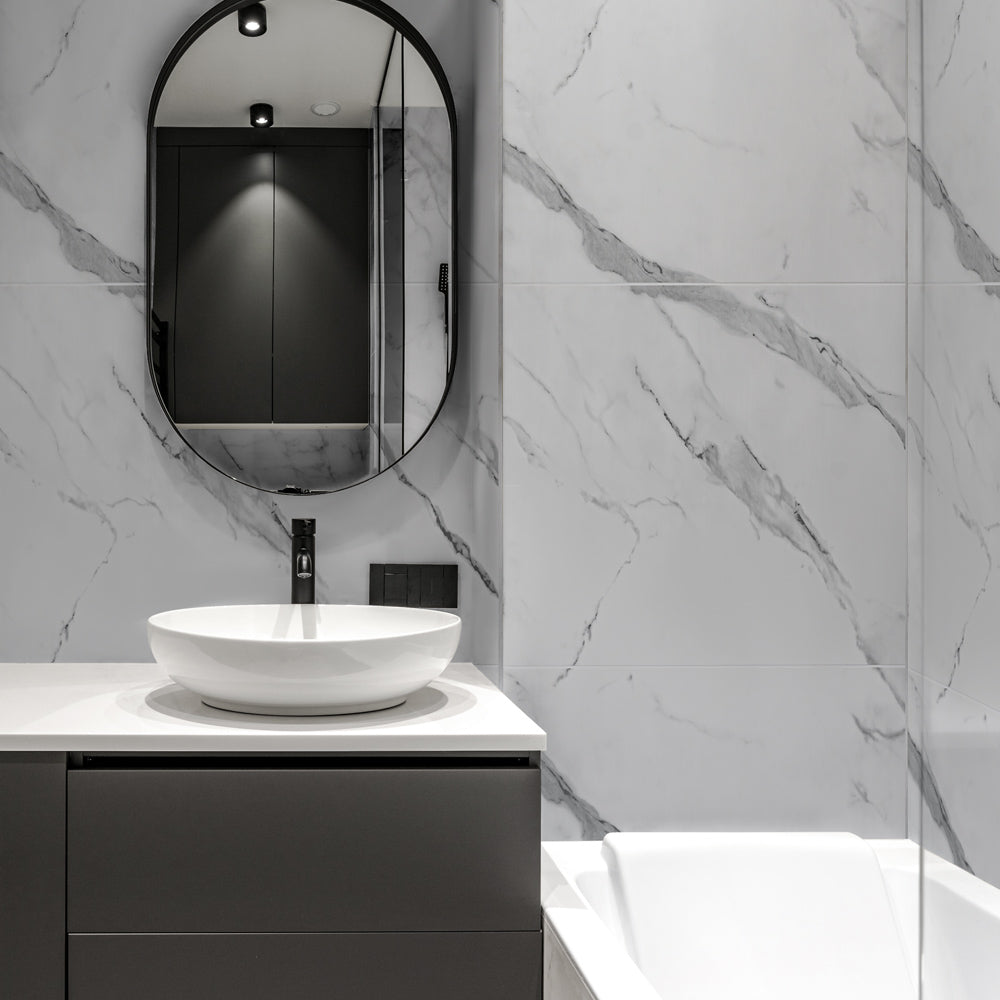 10mm-Large-Tile-Carrara-Marble-Matt-Shower-Panel-1M-x-2.4M-bathroom-zomed