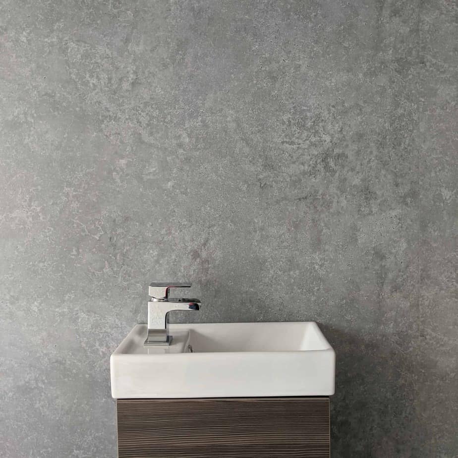 10mm Light Concrete Shower Panel – 1M x 2.4M Model