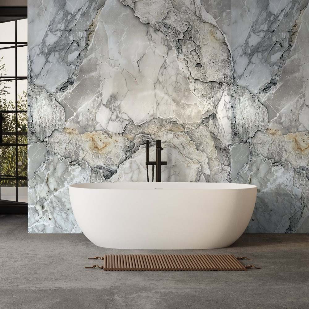 10mm Opus Marble Gloss Shower Panel