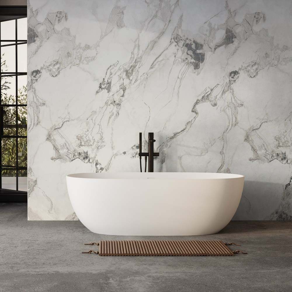 10mm Palazzo Marble Matt Shower Panel 1M x 2.4M