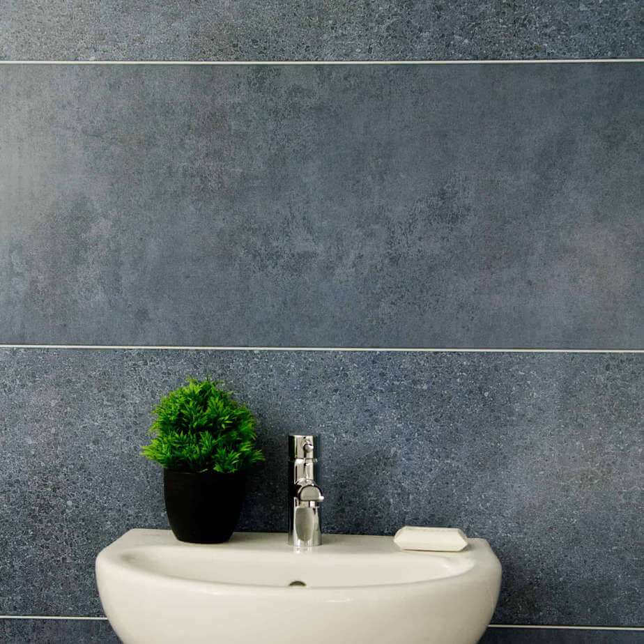 1M x 2.4M 10mm Roman Blue Shower Panel