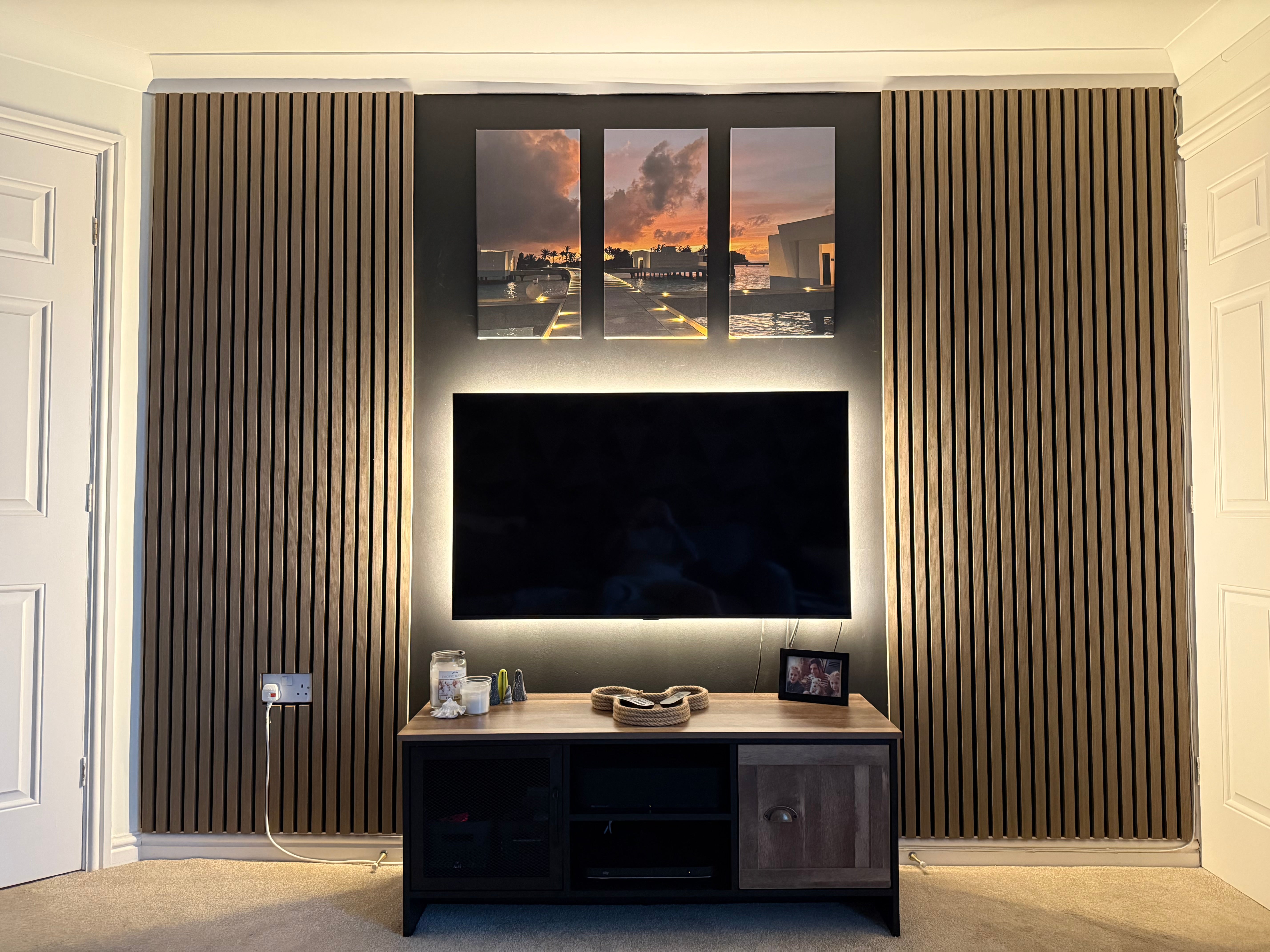 Walnut Acoustic Wall Panel