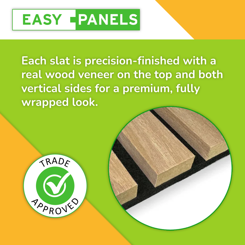 White Ash Acoustic Wall Panel