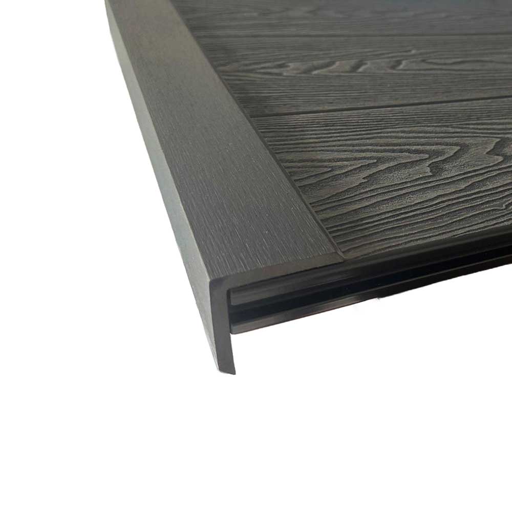 3.6M Charcoal Composite Decking Angle Trim (52mm x 52mm)