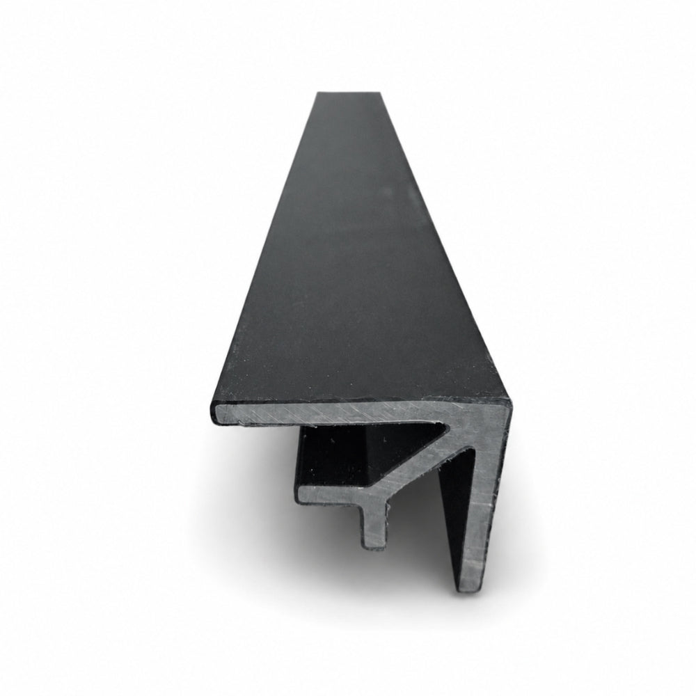 2.6M Black Ash WPC Cladding External Corner Trim
