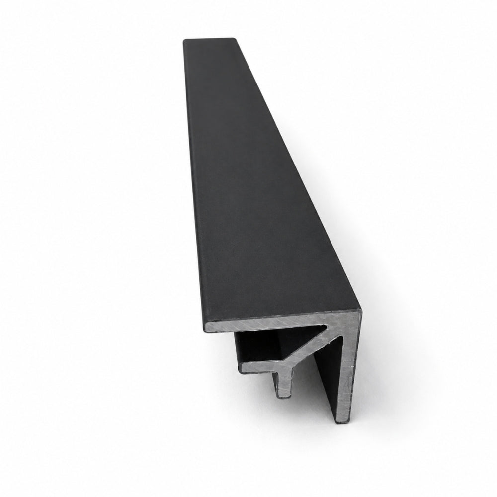 2.6M Black Ash WPC Cladding External Corner Trim