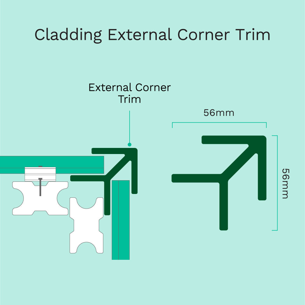 Easywood Composite Cladding Corner Finishing Trim