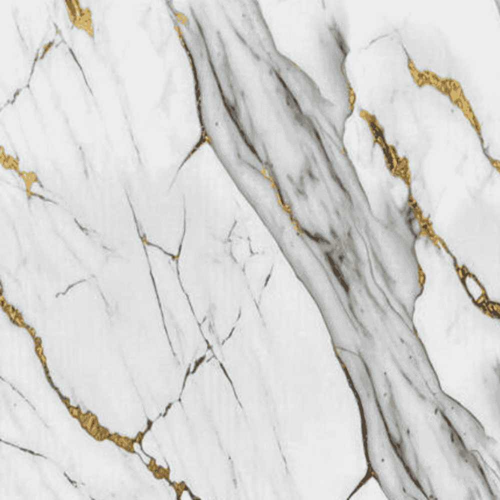 Gilded Grey Marble Shower Panel - Gloss Finish