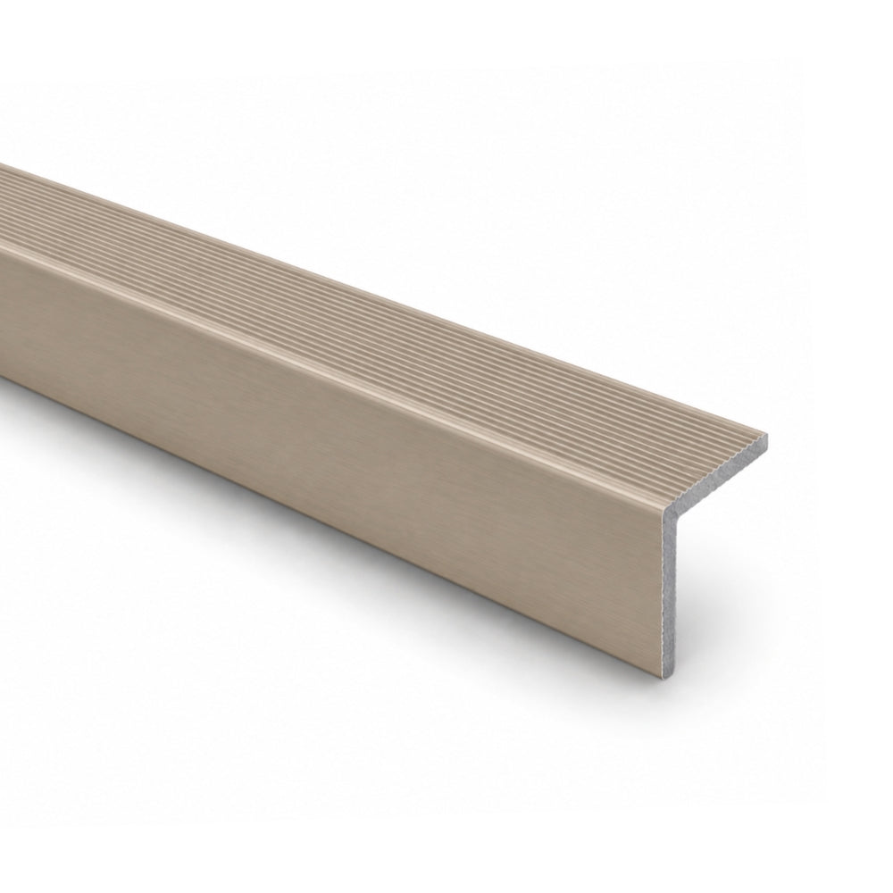 2.6M Light Brown WPC Cladding L Trim