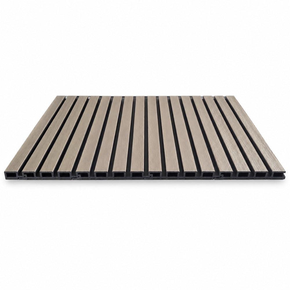 2.6M Light Brown WPC Exterior Wall Cladding