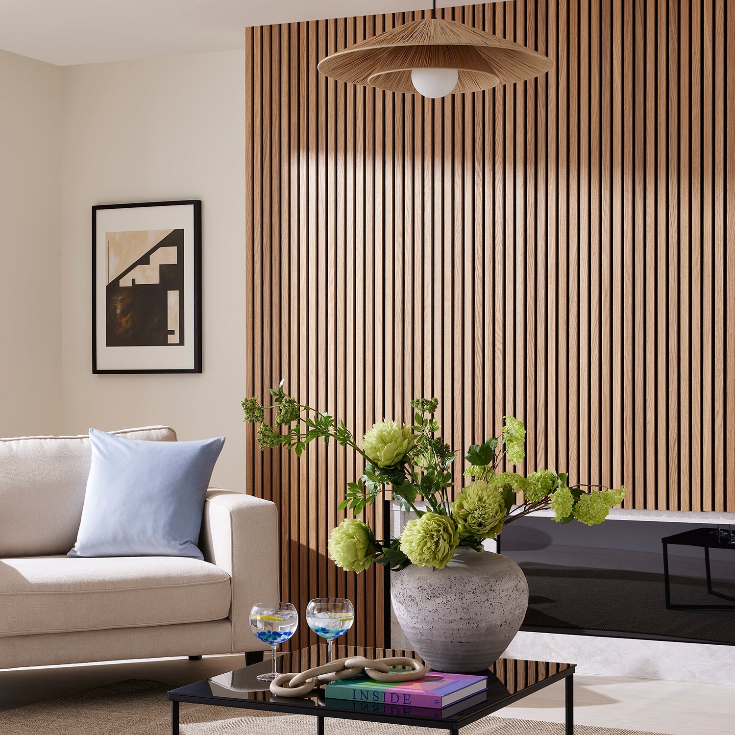 Natural Oak Acoustic Wall Panel