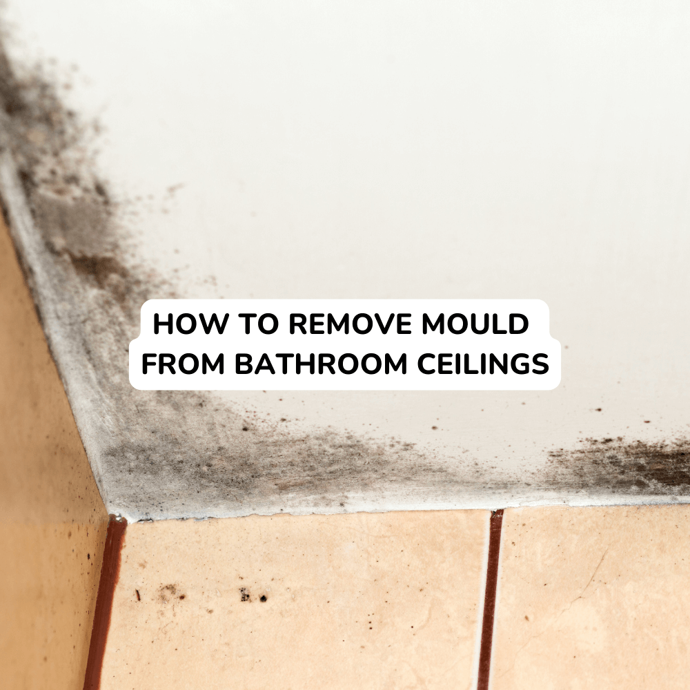 How to remove mould from bathroom ceilings