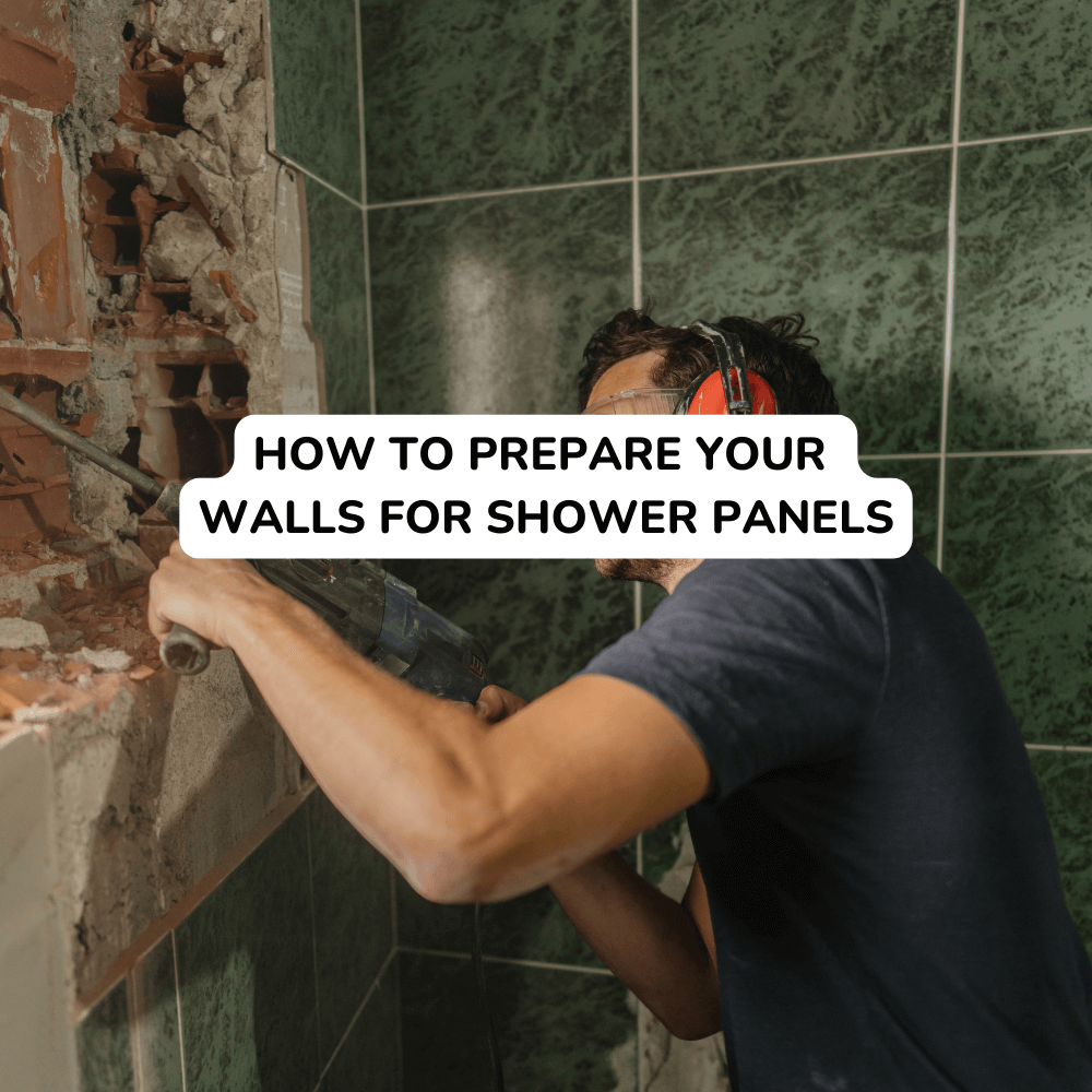 How to prepare your walls for shower panels