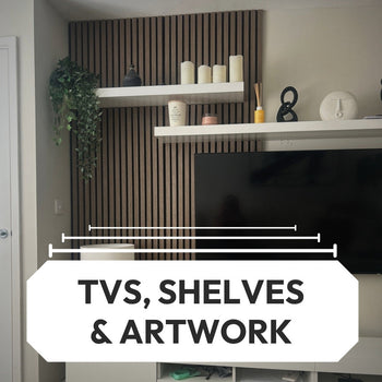 Can You Mount a TV, Shelves or Artwork Over Acoustic Wall Panels?