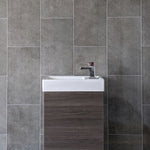 8mm Graphite Grey Tile Effect Wall Panel 2.6M