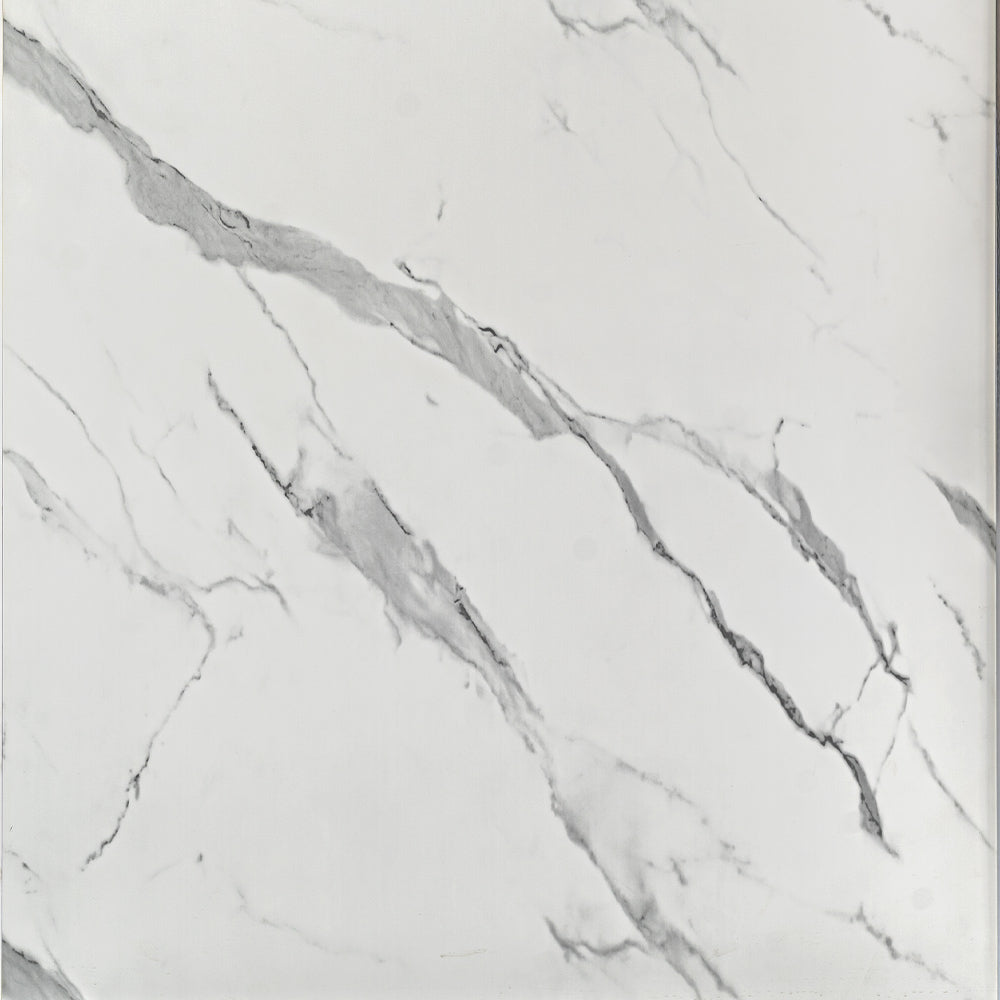 10mm Carrara Marble Matt Shower Panel 1Mx2.4M panel zoomed