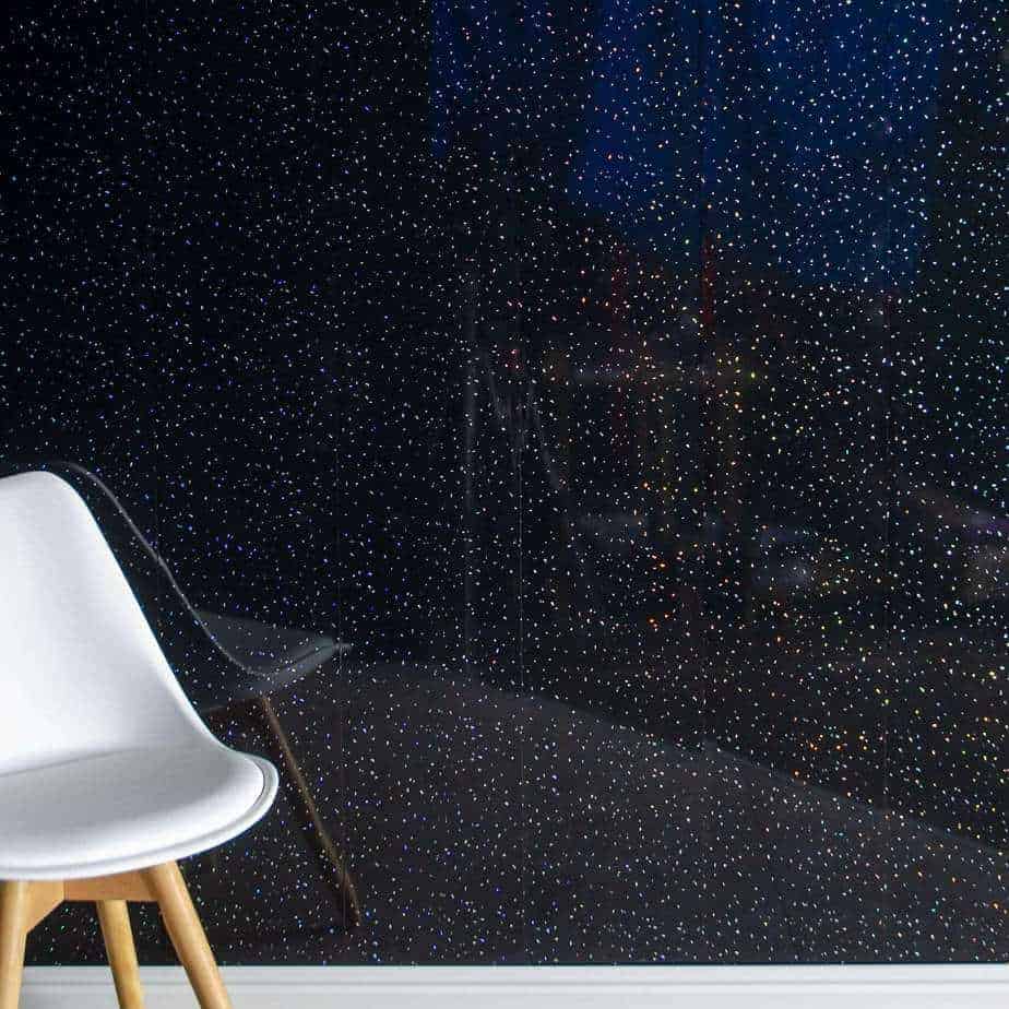 10mm Black Sparkle Shower Panel – 1M x 2.4M Model