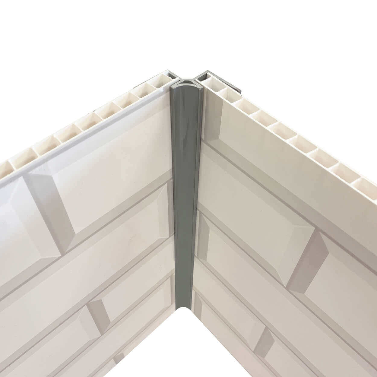 10mm Grey Internal Corner Molding