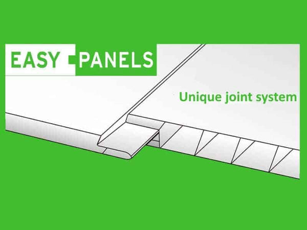 Unique Joint System for 10mm Ultra Matt Shower Panels