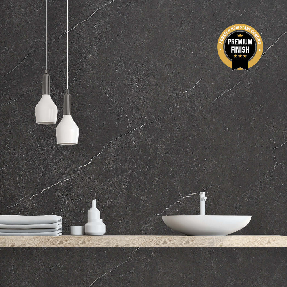 Ultra Matt 10mm Pietra Marble Ultra Matt Shower Panel 1M x 2.4M | Easy Panels