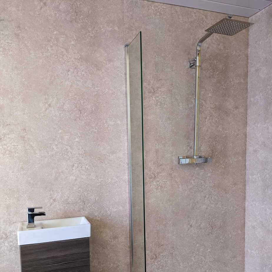 10mm York Stone Matt Shower Panel – 1M x 2.4M Model