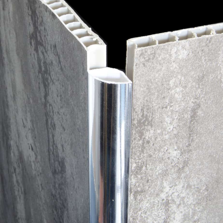 18mm Chrome Quadrant Internal Corner Trim