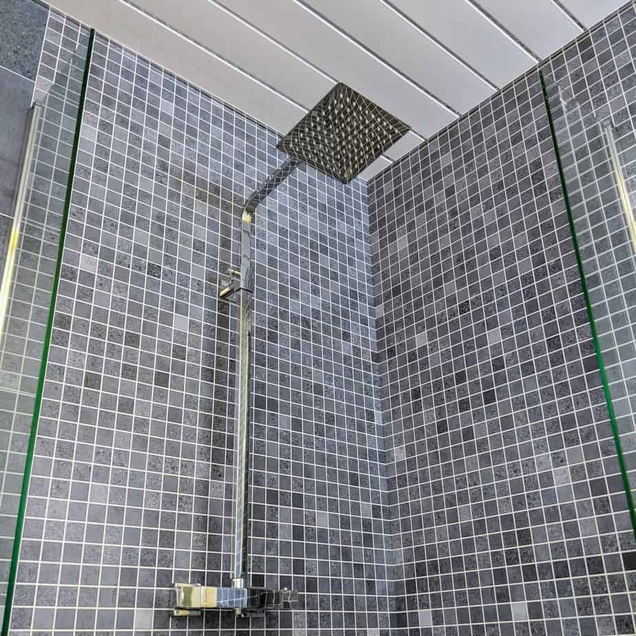 1M x 2.4M 10mm Roman Blue Mosaic Shower Panel