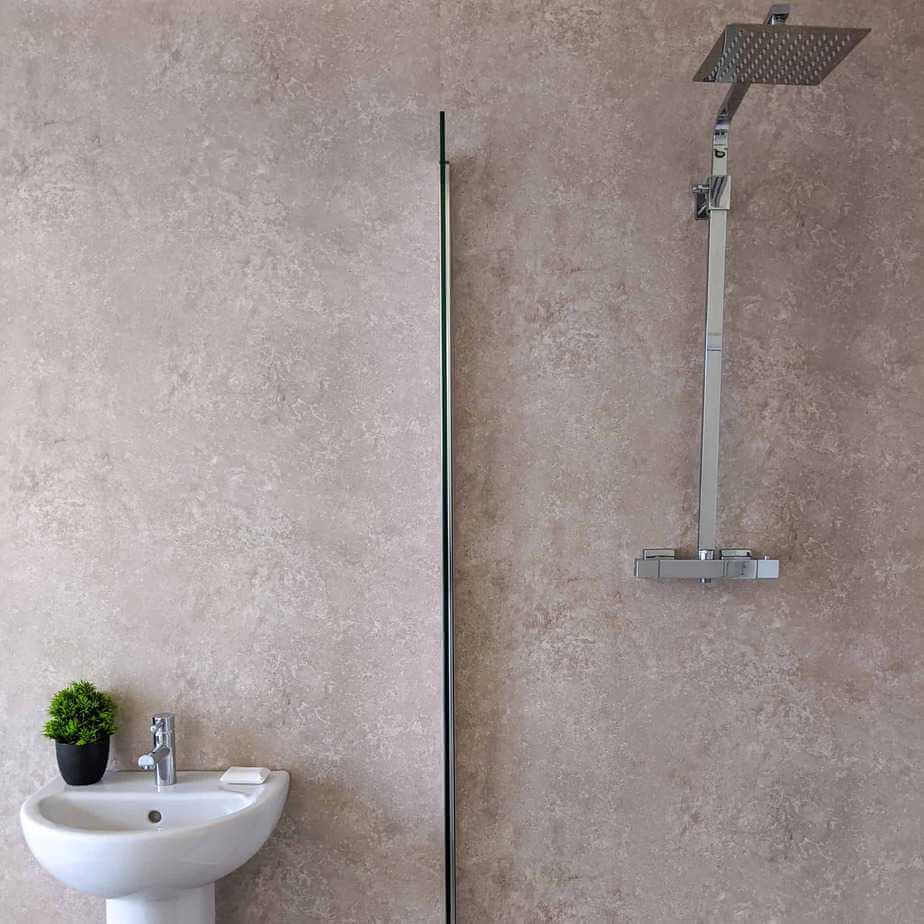 1M x 2.4M 10mm York Stone Matt Shower Panel