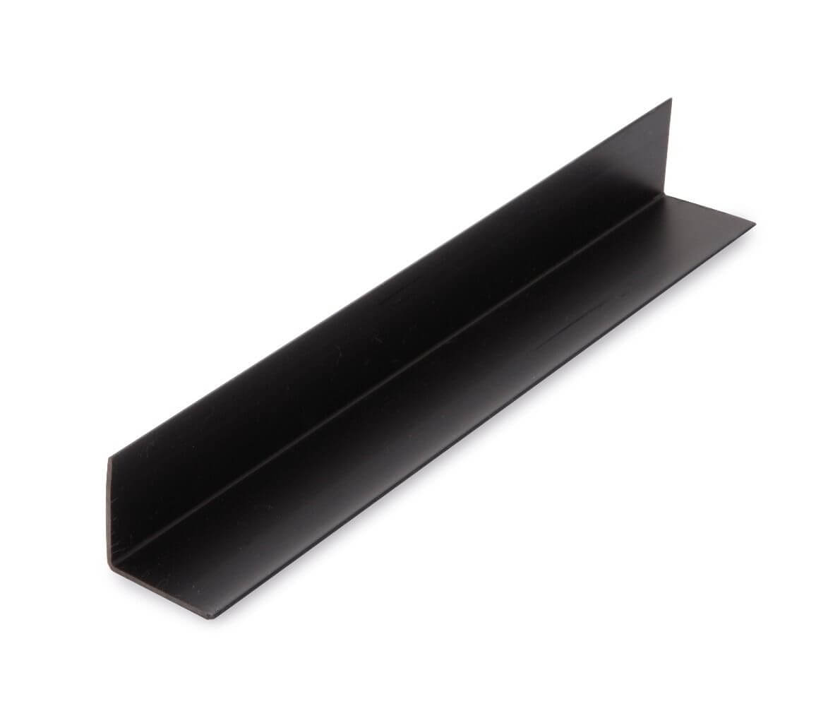 25mm x 25mm Black External Corner Trim