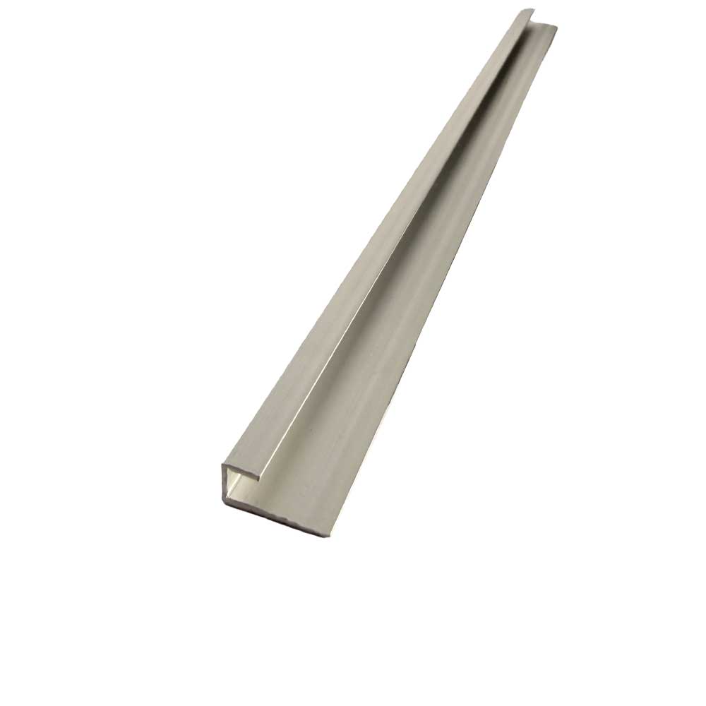 4mm SPC Solid Core Silver End Cap Trim | Easy Panels
