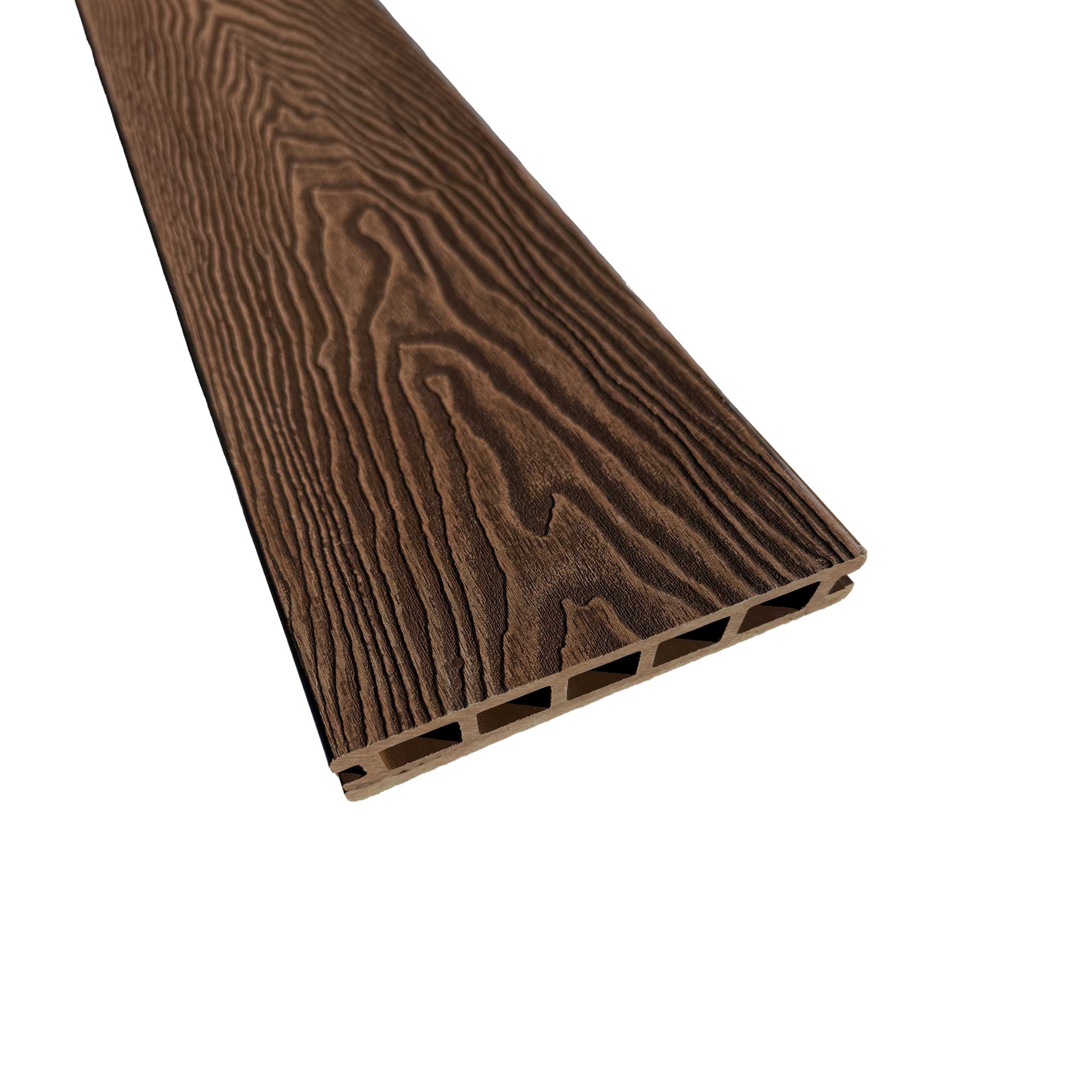 3.6M Brown Composite Decking Board