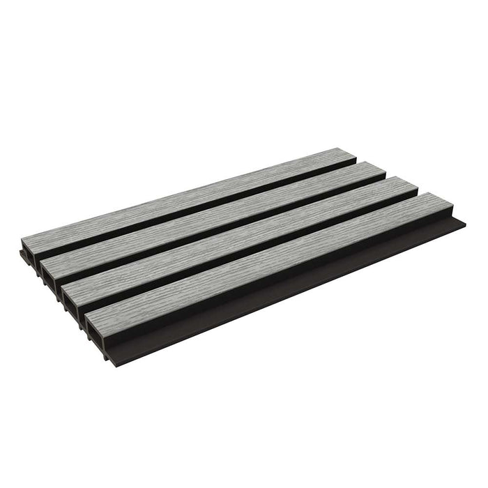 2.6M Silver Grey WPC Exterior Wall Cladding | Easy Panels