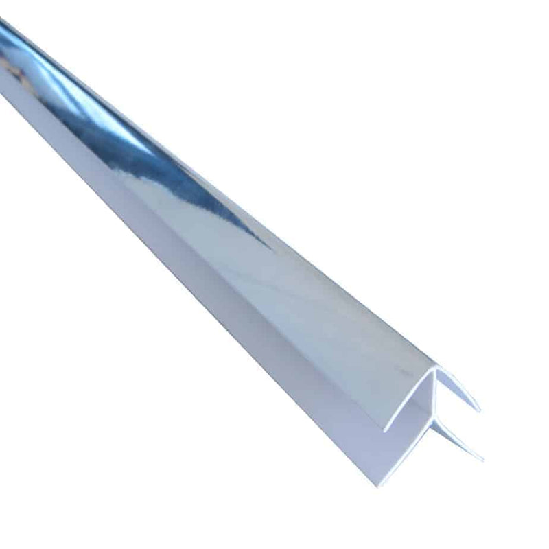 8mm Chrome External Corner Trim | Easy Panels 8mm Chrome External Corner Trim | Easy Panels