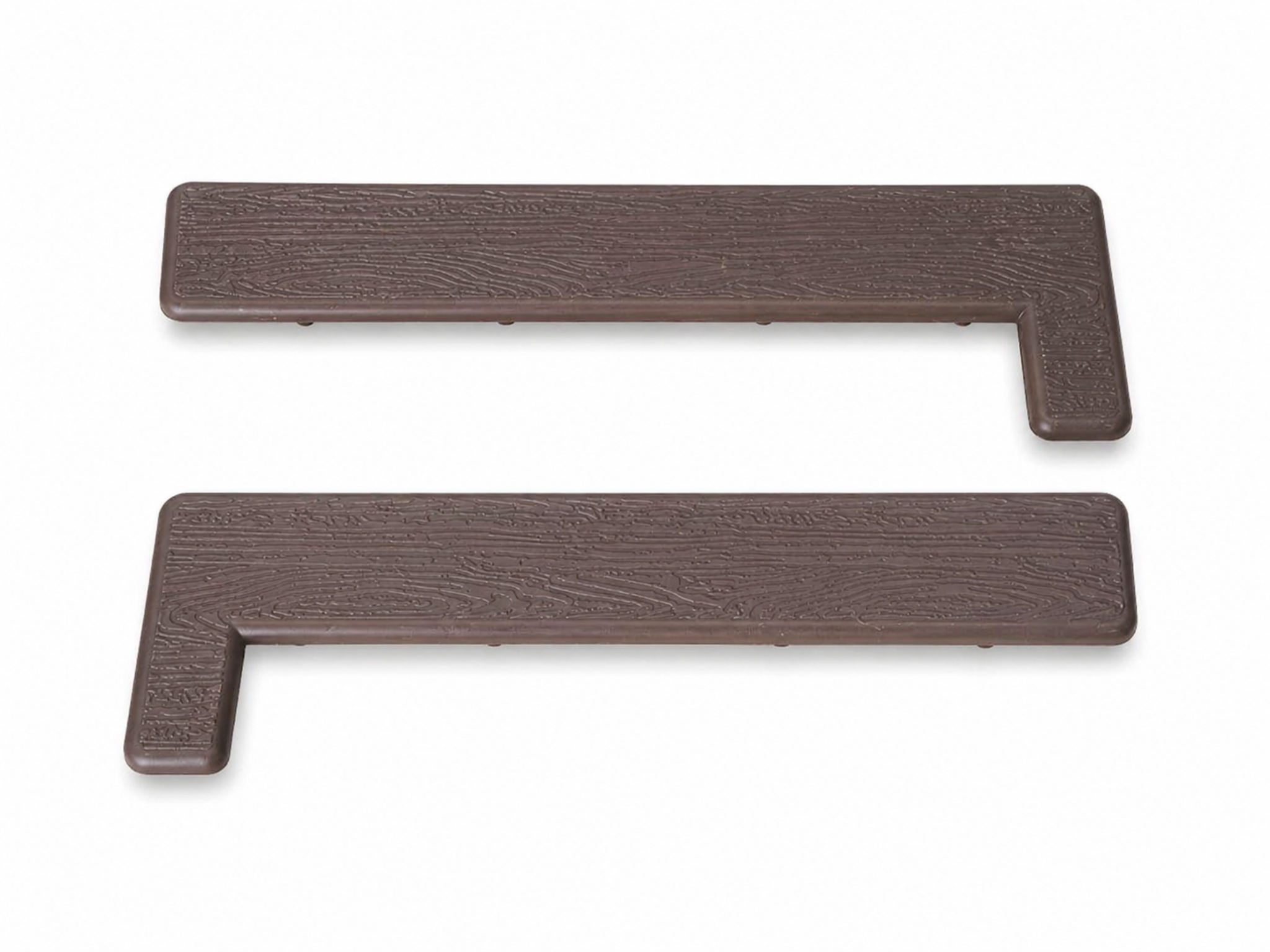 Brown Composite Decking Step End Caps (Pack of 5 pairs)