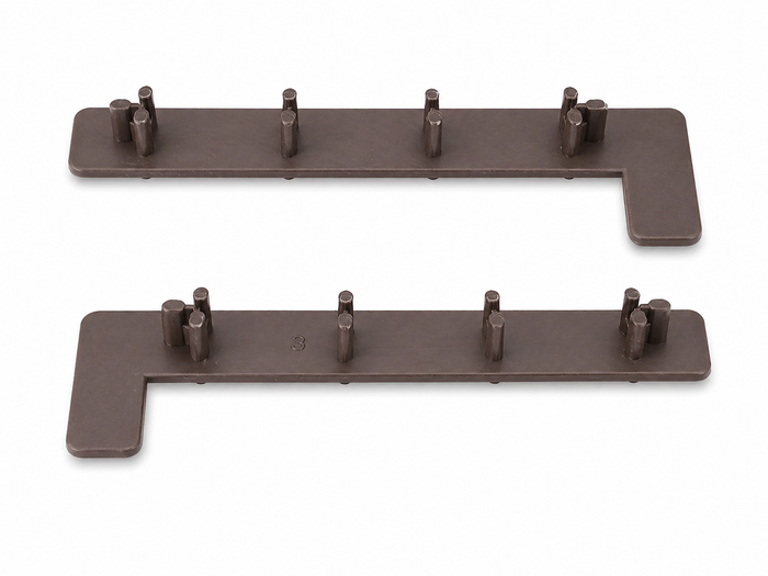 Brown Composite Decking Step End Caps (Pack of 5 pairs) | Easy Panels