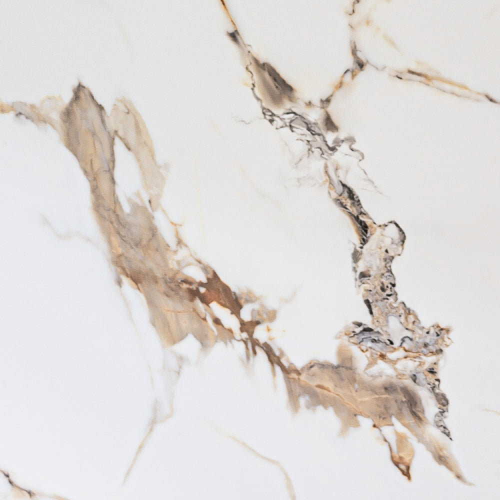 Calacatta Marble Ultra Matt Shower Panel zoomed