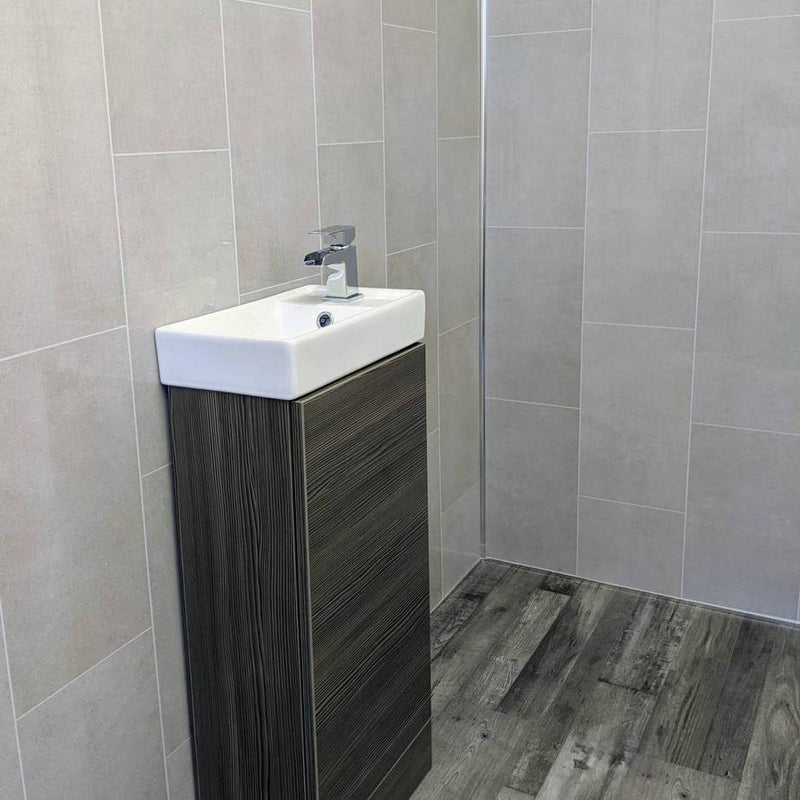 8mm Klasic Grey Tile Effect Bathroom Panel | EASY PANELS