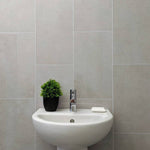 8mm Klasic Grey Tile Effect Bathroom Wall Panel 2.6M