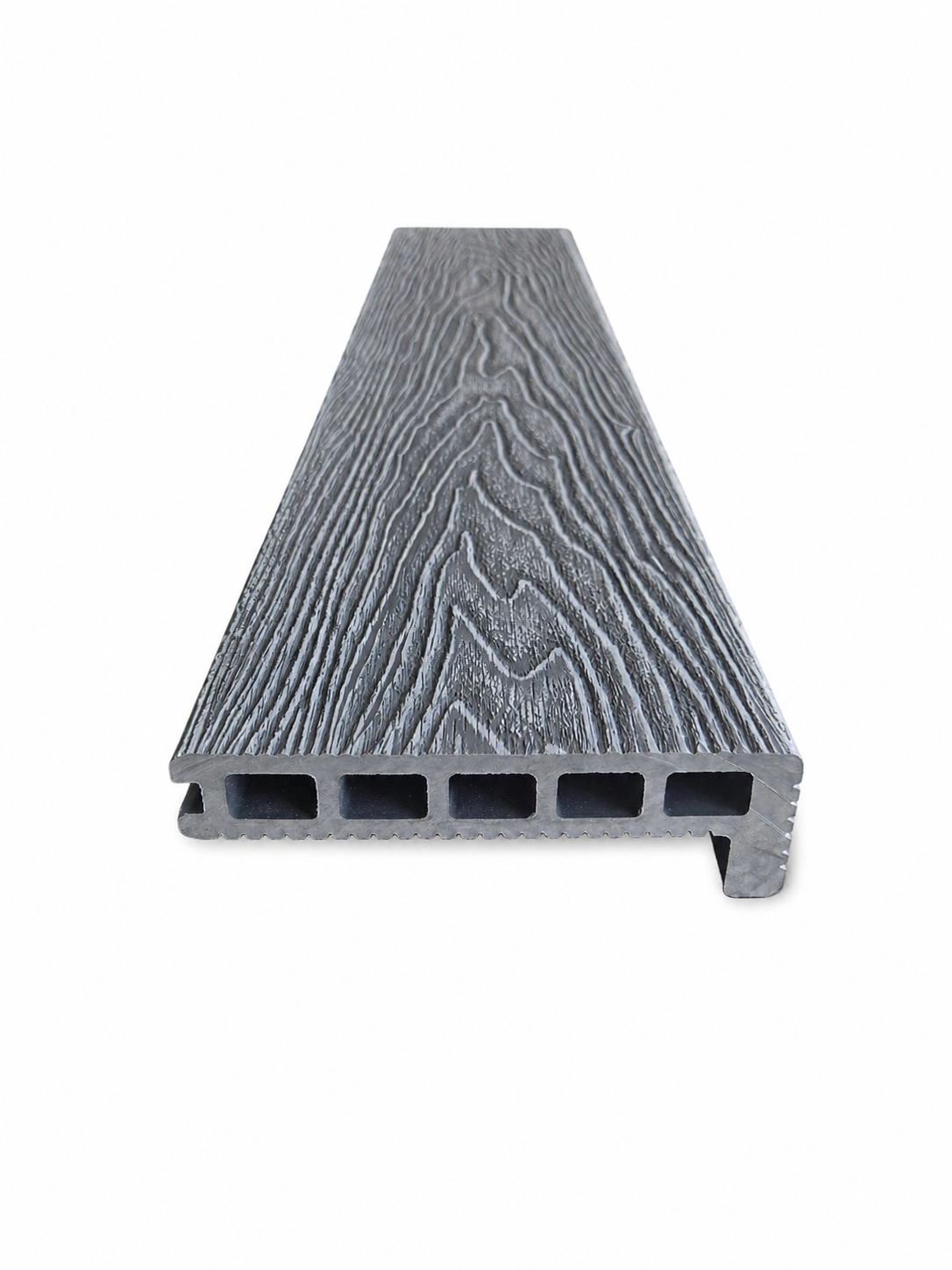 3.6M Grey Composite Decking Step Board