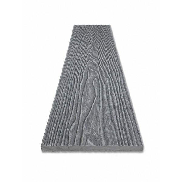 3.6M Grey Composite Decking Edging Trim | Easy Panels