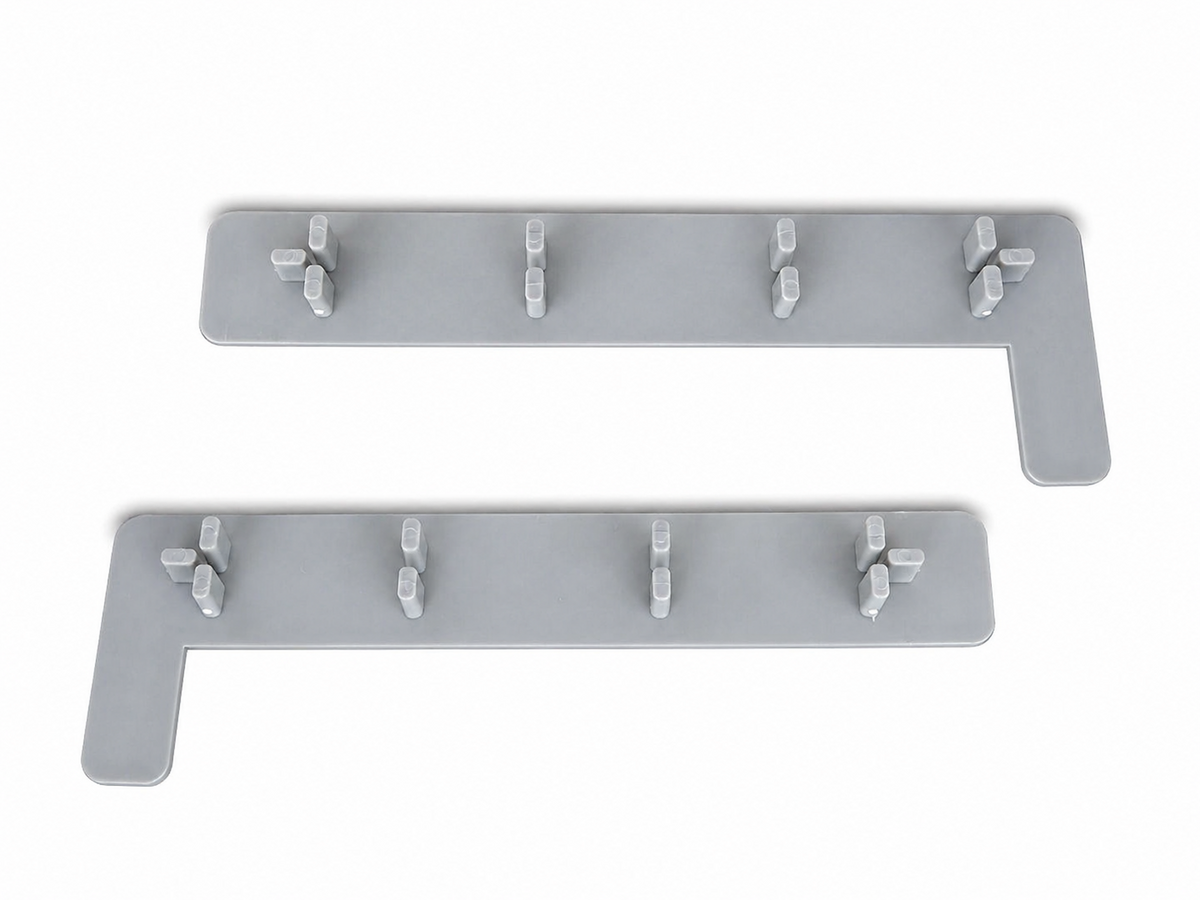 Step Cap Grey Composite Decking Step End Caps (Pack of 5 pairs) | Easy Panels