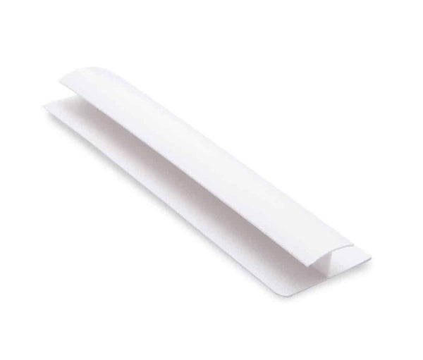 8mm White H Trim for Wall Panels | EASY PANELS