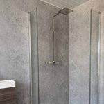 8mm Light Concrete Bathroom Wall Panel 2.6M