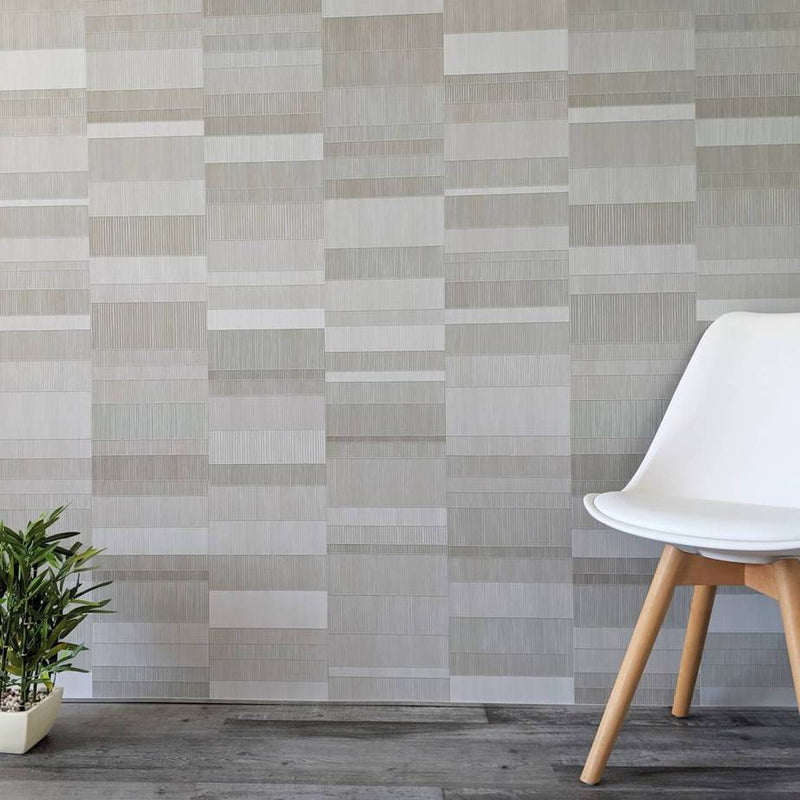 8mm Light Grey Mosaic Bathroom Wall Panel - Pack of 4 | Easy Panels